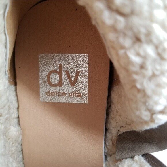 Dolce Vita Women Tan Block Heel Nola Platform Boots 11 - Picture 9 of 9